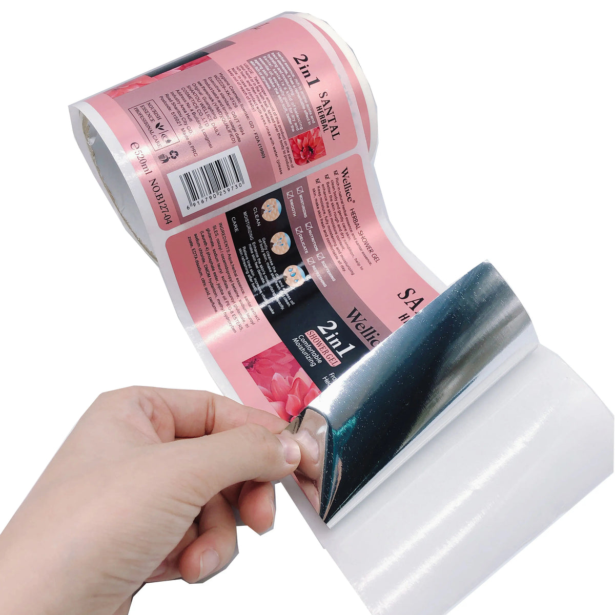 Custom Waterproof Cosmetic Product Labels