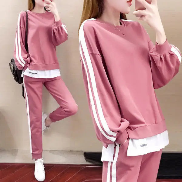 Striped Loose Fit Sportswear Set