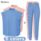 Women's Medical Uniform Elastic Scrub Set