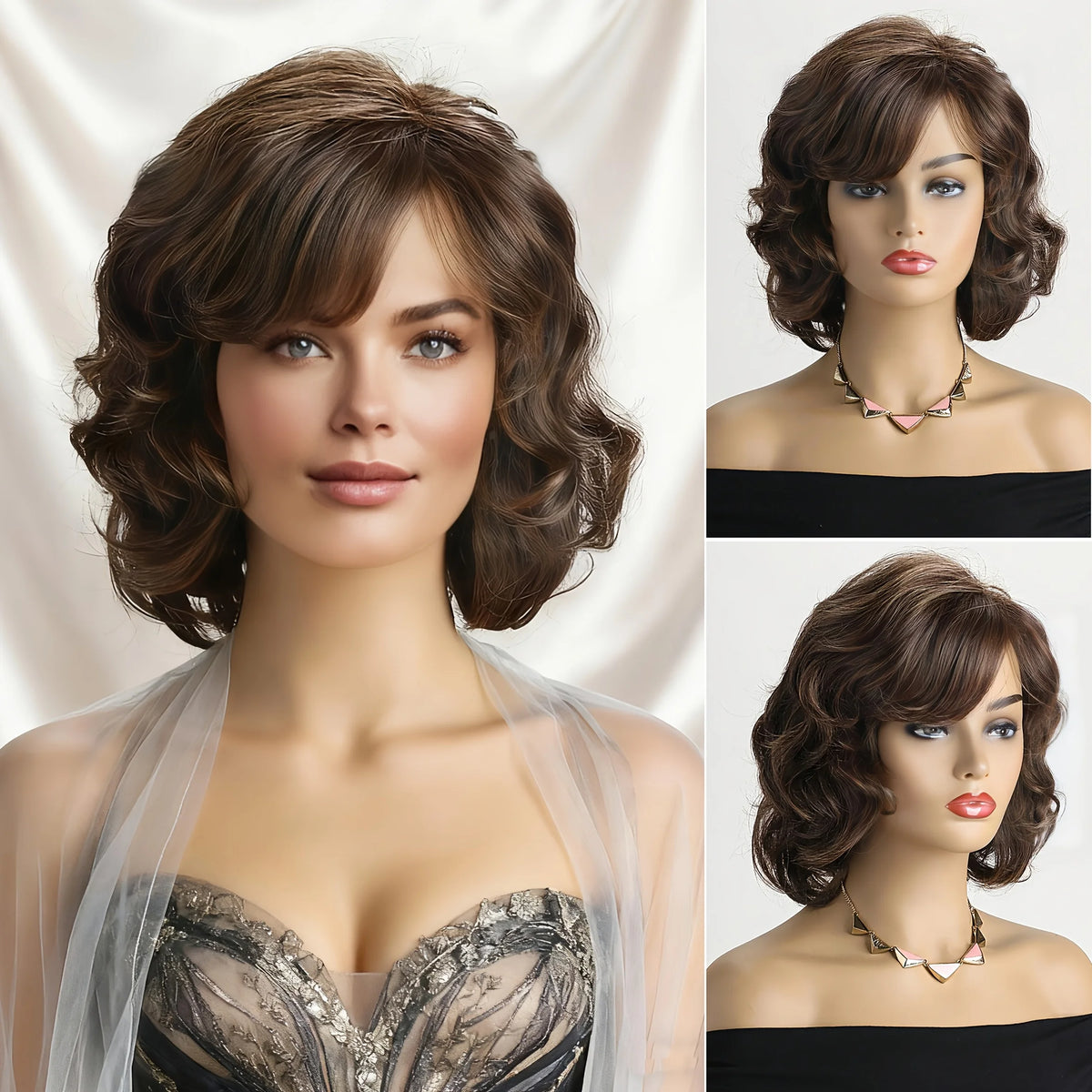 Elegant Short Curly Wig