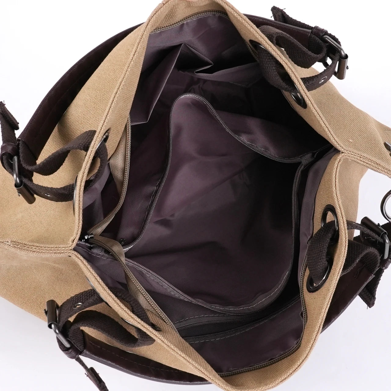 Women's Canvas Bucket Shoulder Bag