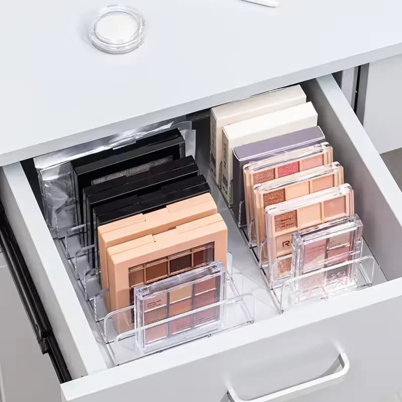 Clear 7 Compartment Makeup Organizer