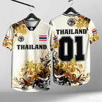 Men And Women Elephant Thailand 3D Printed Round Neck Short Sleeve Summer Street T-shirt Men's High Quality Oversized Breathable