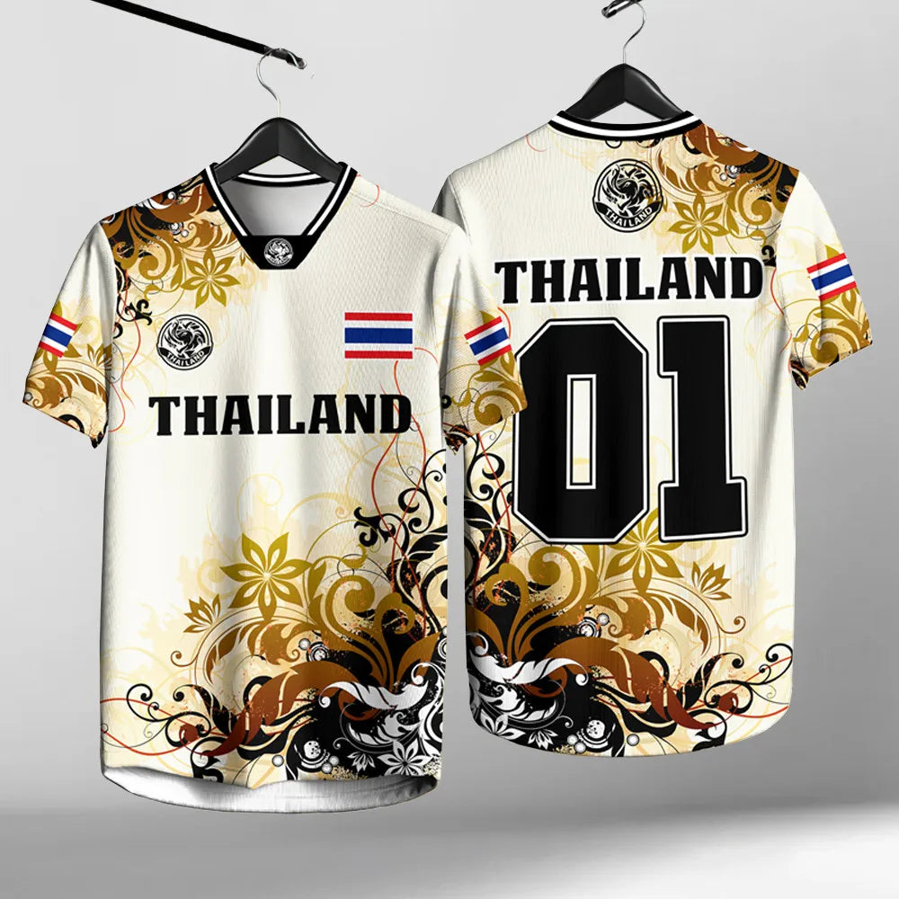 Men And Women Elephant Thailand 3D Printed Round Neck Short Sleeve Summer Street T-shirt Men's High Quality Oversized Breathable