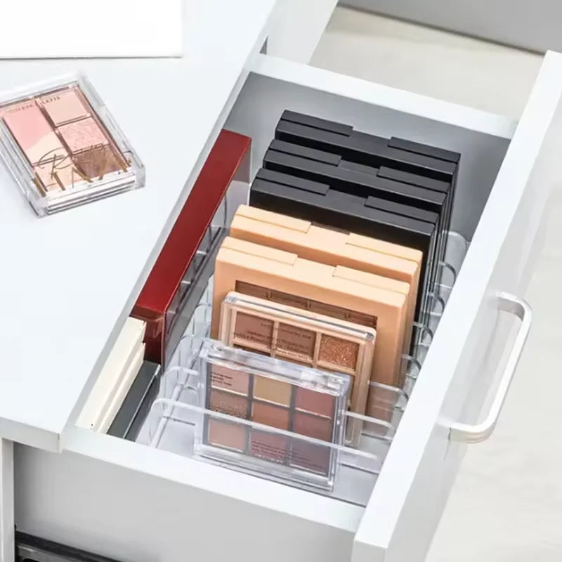 Clear 7 Compartment Makeup Organizer