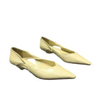 Blue Pointed Toe Low Heel Pumps