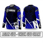 Yamaha Summer Breathable Quick-Dry Motorcycle Riding Suit - Long Sleeve Off-Road Racing Gear for Men and Women