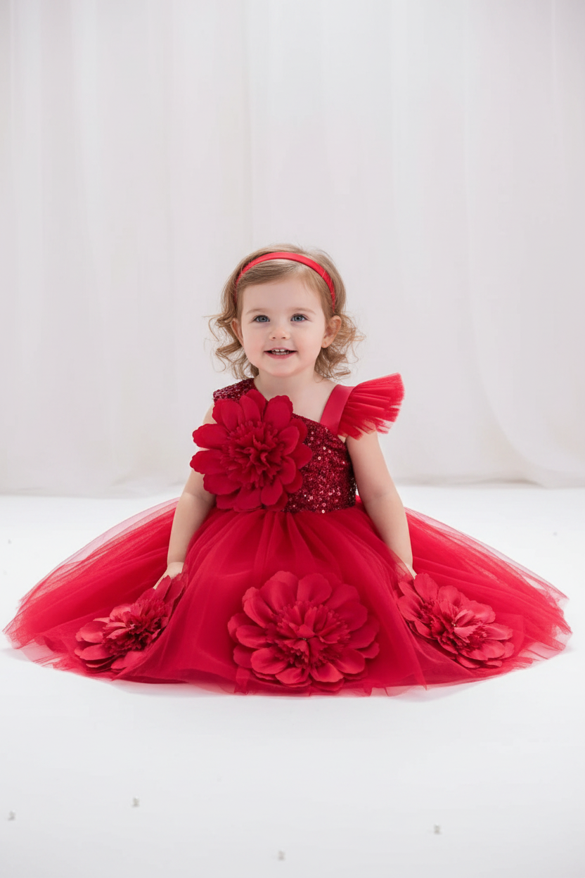 Toddler & Little Girls Birthday & Party Butterfly Dress