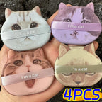 Cat Shaped Dual Use Makeup Puffs