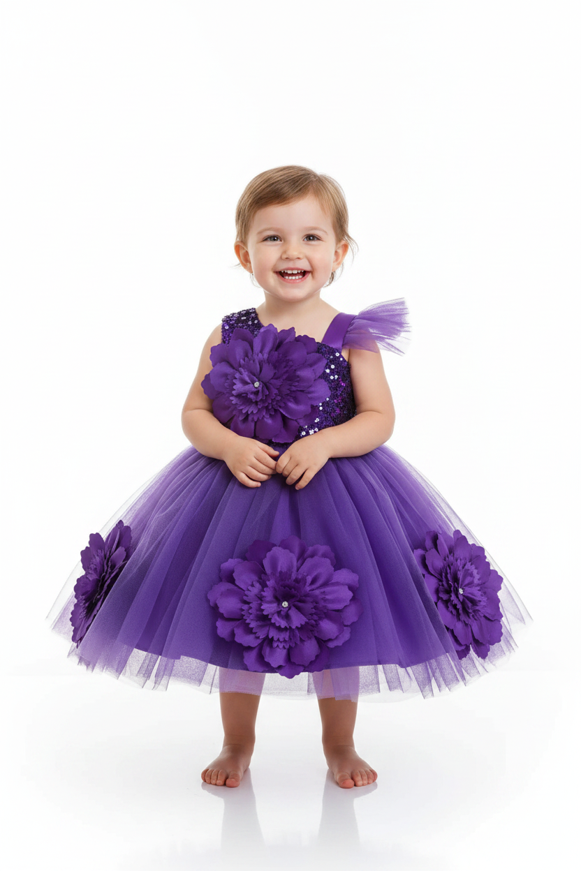 Toddler & Little Girls Birthday & Party Butterfly Dress