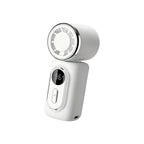 Portable Mini Fan Handheld Small Fans 5 Speeds 3000mAh Cooling Turbo Fan LED Display 180° Adjustable Clip Type-C Rechargeable