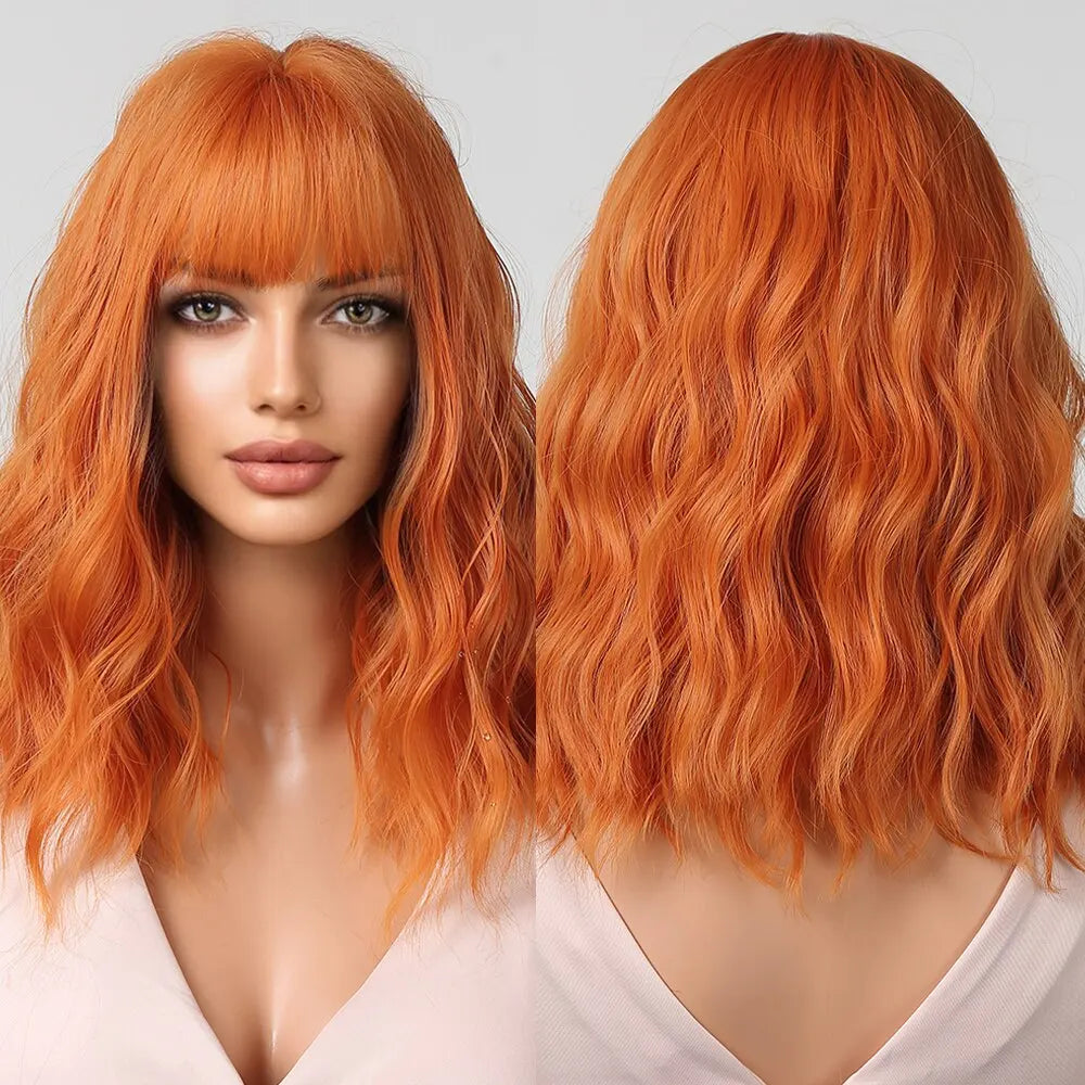 Grey Wavy Bob Wig