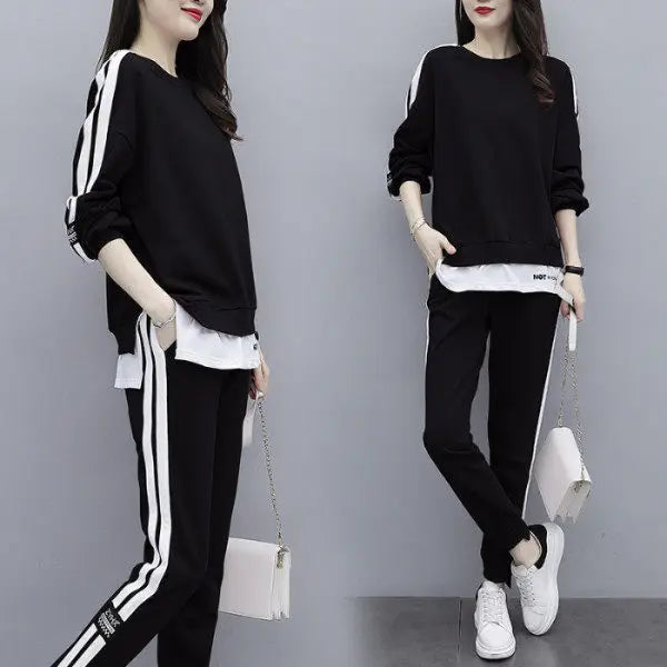 Striped Loose Fit Sportswear Set