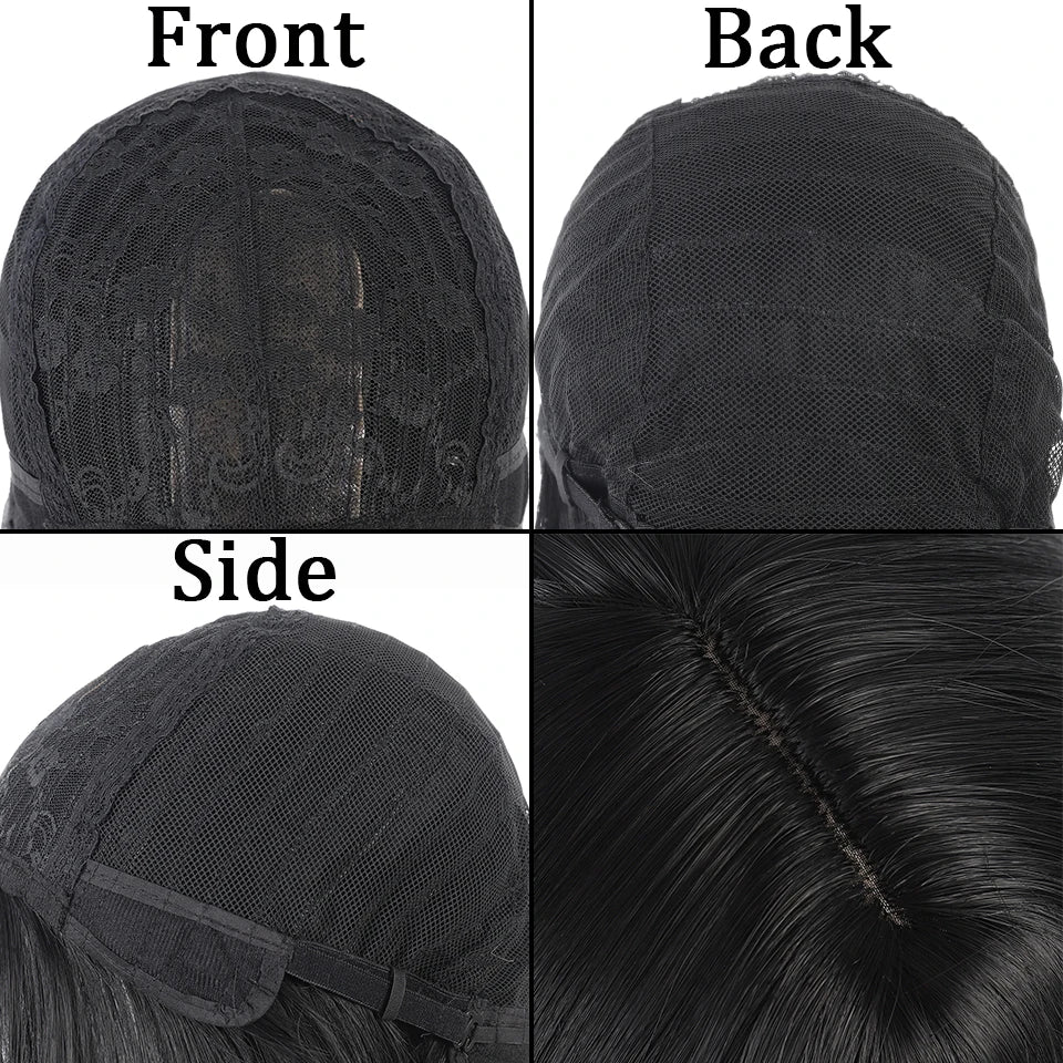 Straight Synthetic Bangs Wig