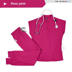 Spandex Stretch Medical Scrub Set Uniform
