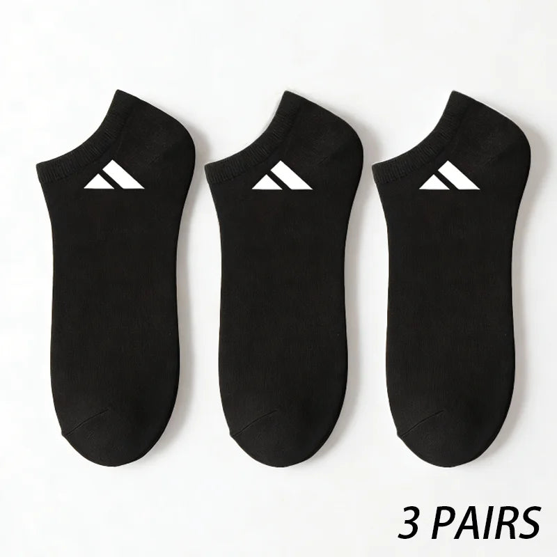 Three Pack Moisture Wicking Sports Socks