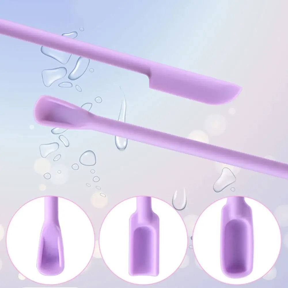 Double Head Silicone Cosmetic Spatulas