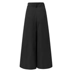 Women’s 2026 Summer Autumn Palazzo Pants - Printed Cropped Cotton Baggy Trousers with Pockets