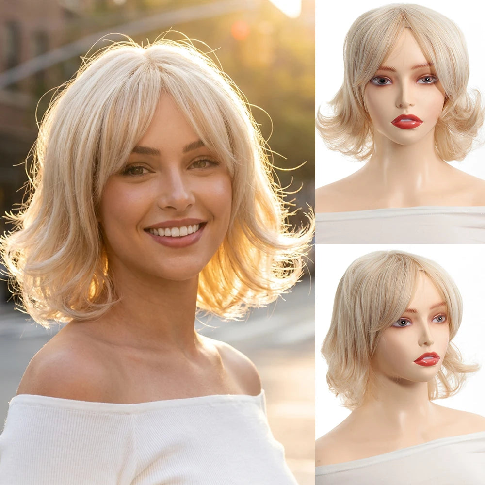 Platinum Wavy Cosplay Wig