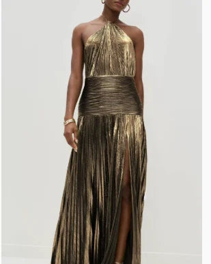 Elegant Mid-Calf A-Line Dress