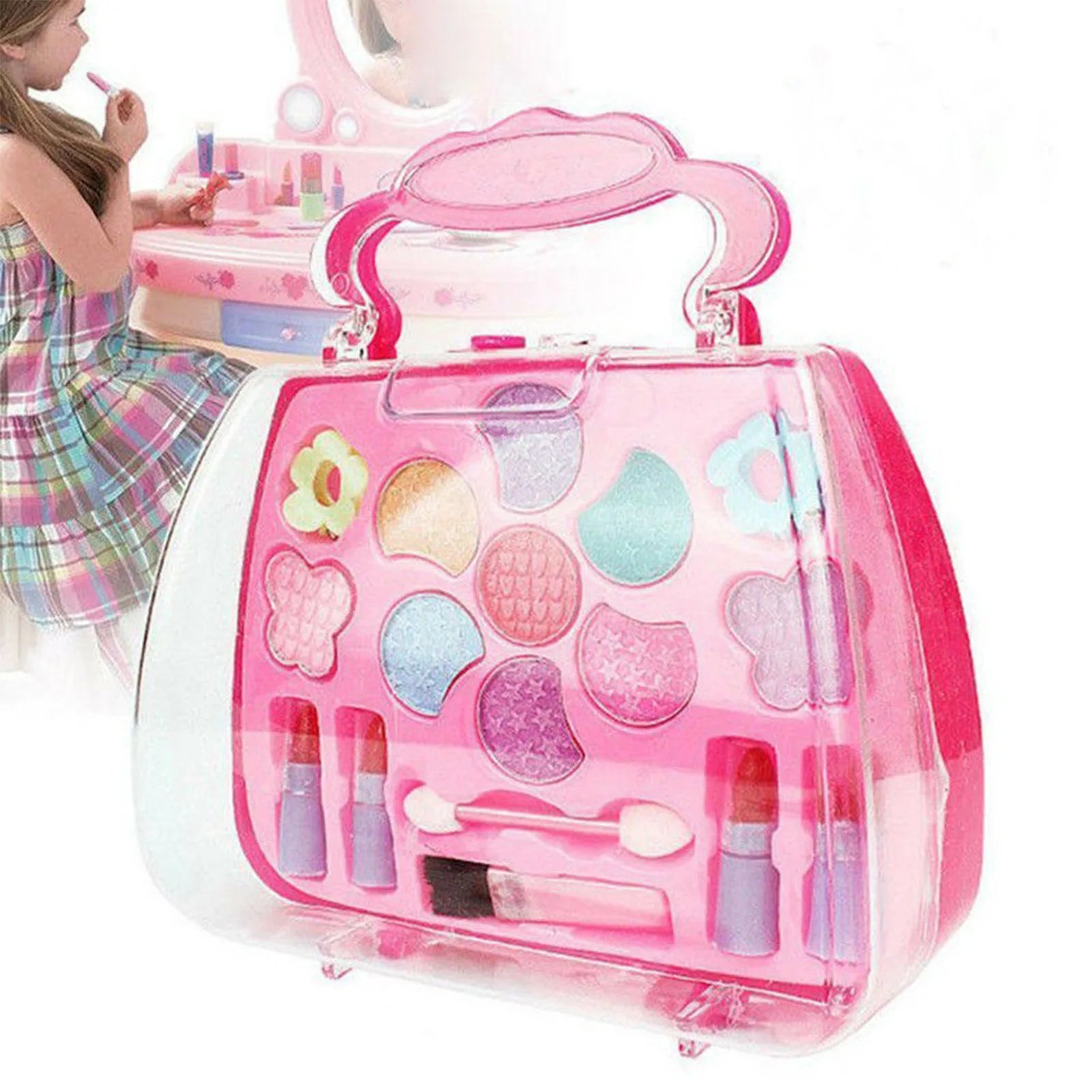 Kids Pretend Makeup Cosmetic Set