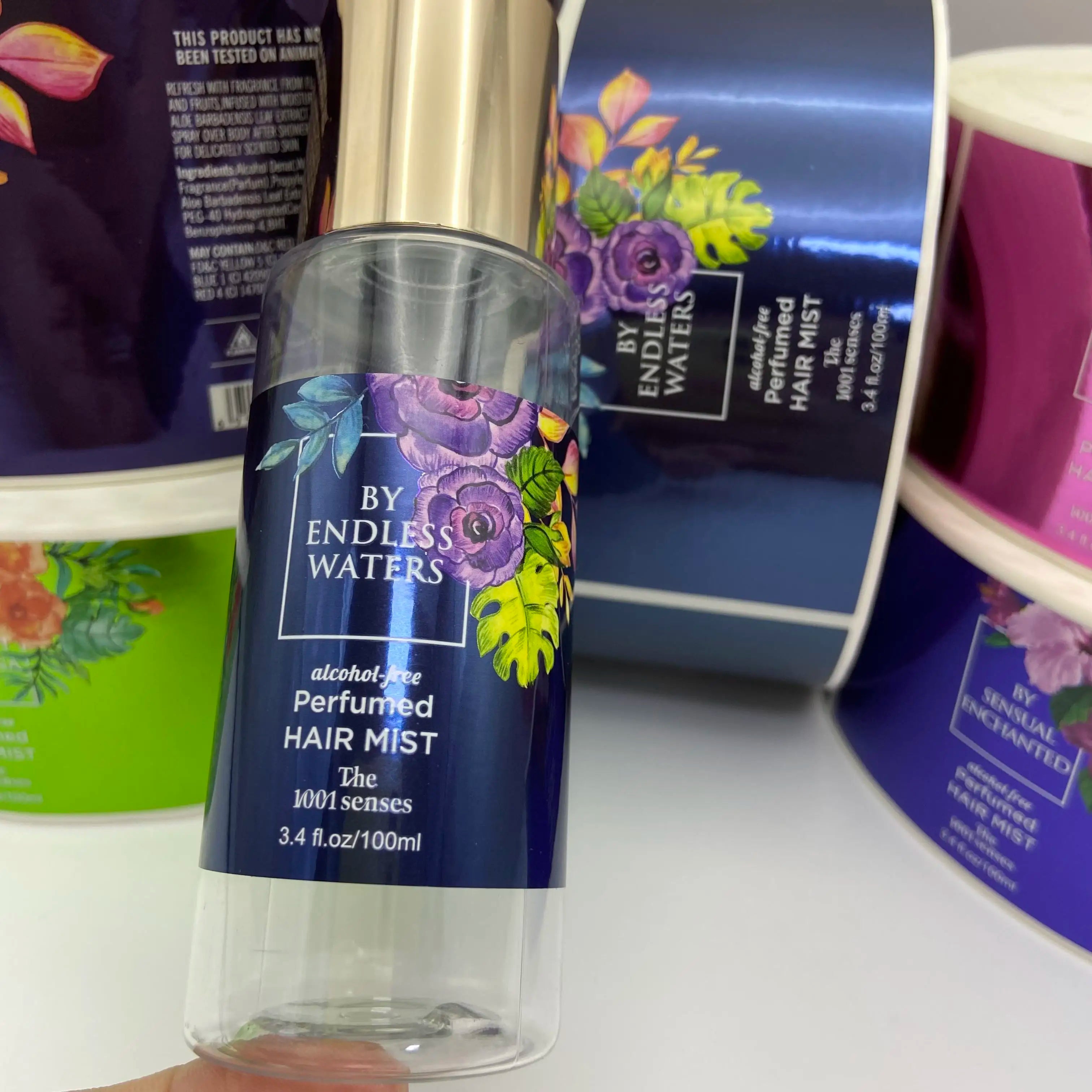 Custom Waterproof Cosmetic Product Labels