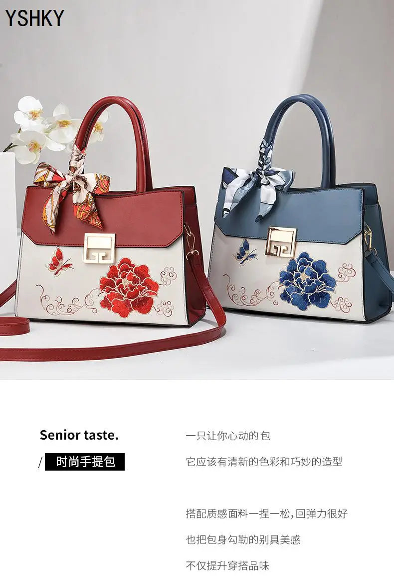 Women's Faux Suede Shoulder Bag