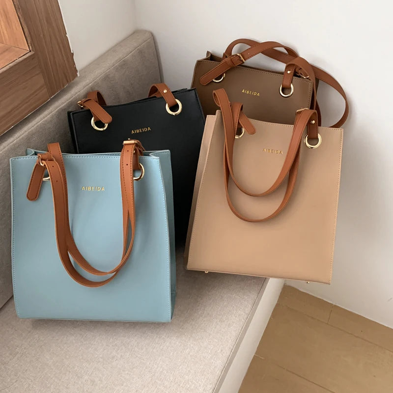 Women's Soft Leather Tote Bag