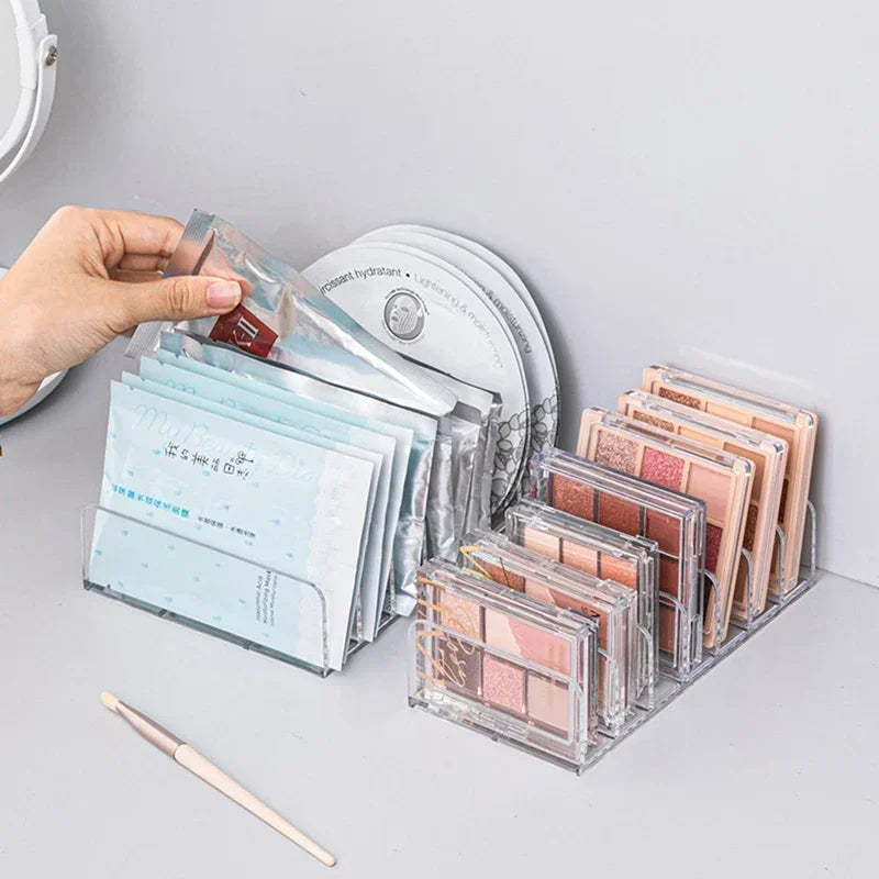 Clear 7 Compartment Makeup Organizer