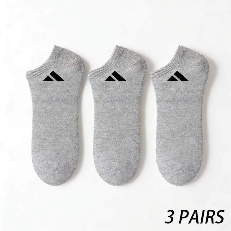 Three Pack Moisture Wicking Sports Socks