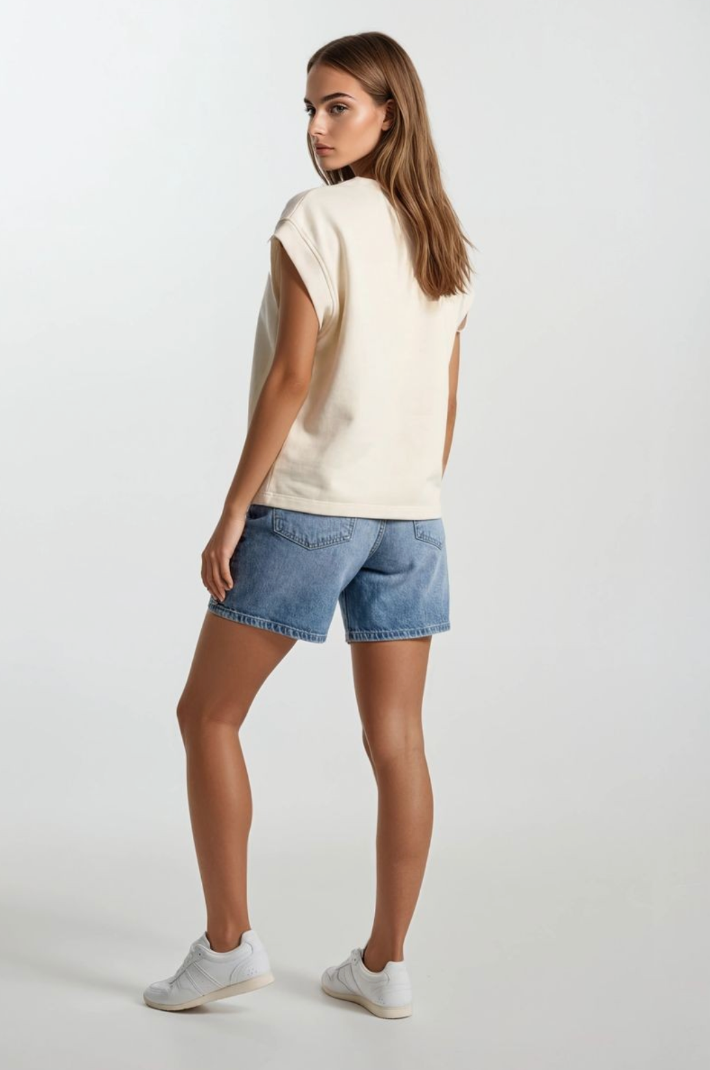 Floral Embroidery Muscle Top