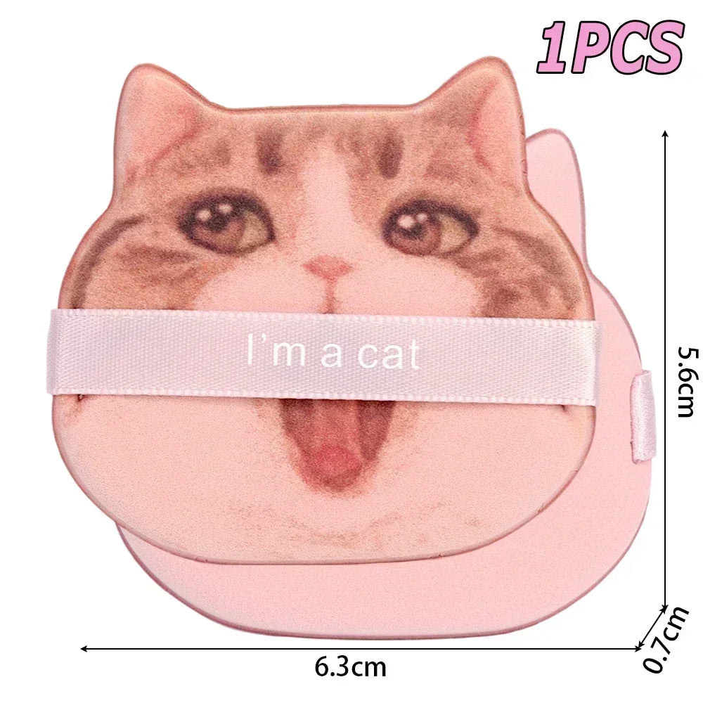 Cat Shaped Dual Use Makeup Puffs