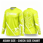 Yamaha Summer Breathable Quick-Dry Motorcycle Riding Suit - Long Sleeve Off-Road Racing Gear for Men and Women