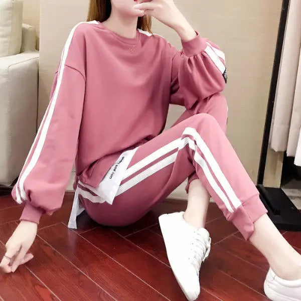 Striped Loose Fit Sportswear Set