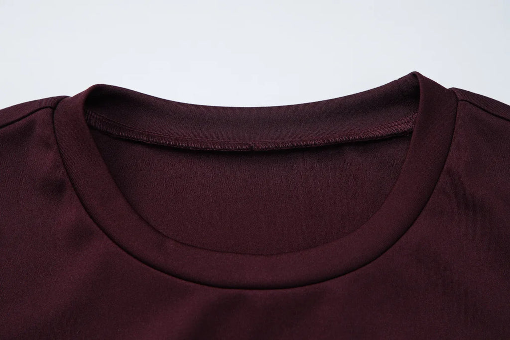 Pleated V-Neck Knee Length Dress