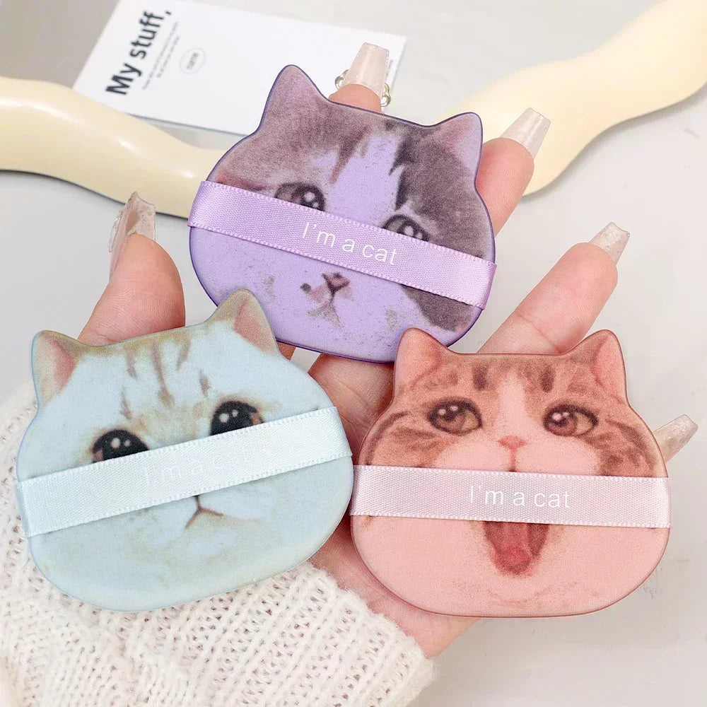 Cat Shaped Dual Use Makeup Puffs