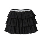 Pleated A-Line Mini Skirt