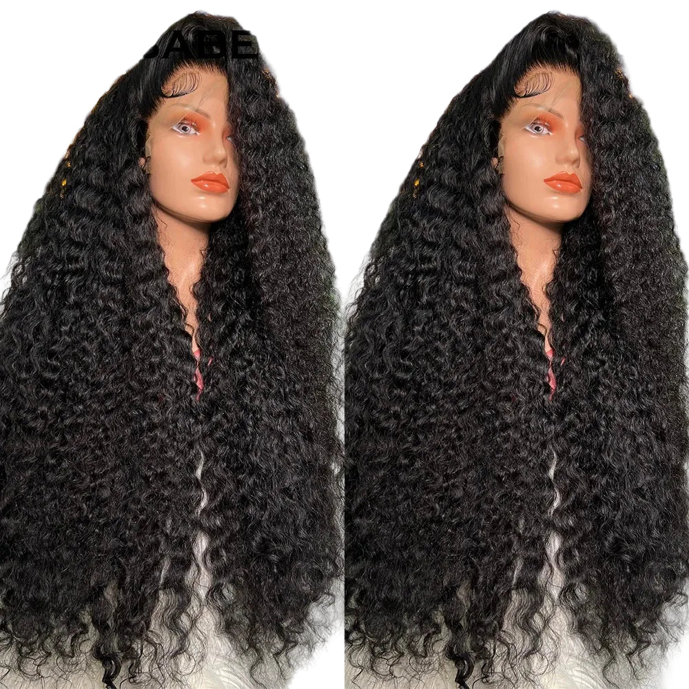 Kinky Curly Human Hair Lace Wig