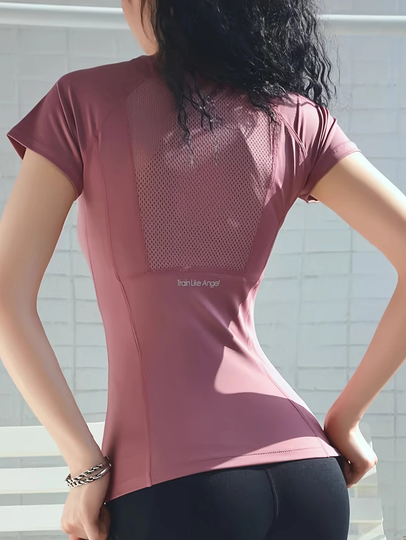 Breathable Fitness Back T-Shirt