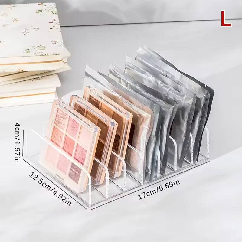 Clear 7 Compartment Makeup Organizer