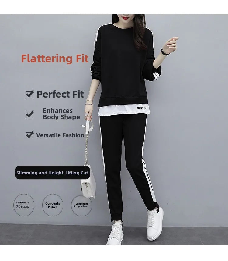 Striped Loose Fit Sportswear Set