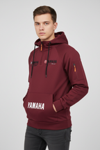 2026 Yamaha Autumn and Winter Vintage Heavy-Duty Men’s Fleece Hooded Sweater