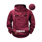 2026 Yamaha Autumn and Winter Vintage Heavy-Duty Men’s Fleece Hooded Sweater