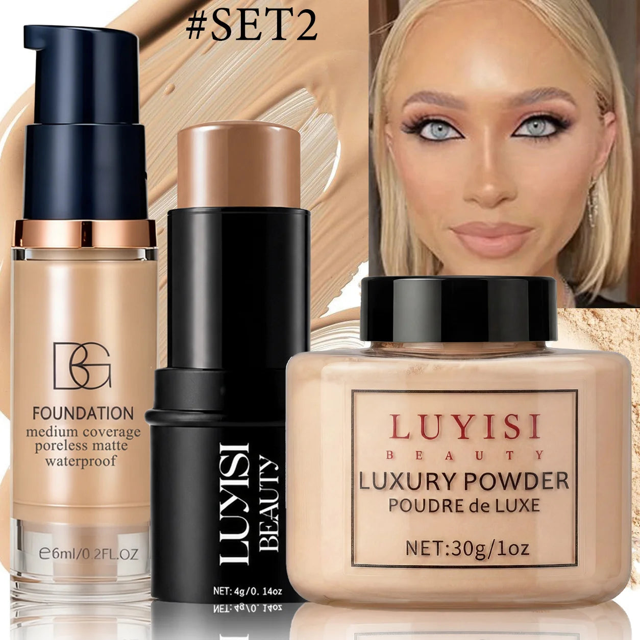 Full Coverage Face Makeup Set