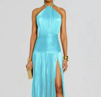Elegant Mid-Calf A-Line Dress