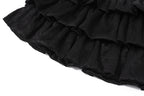 Pleated A-Line Mini Skirt