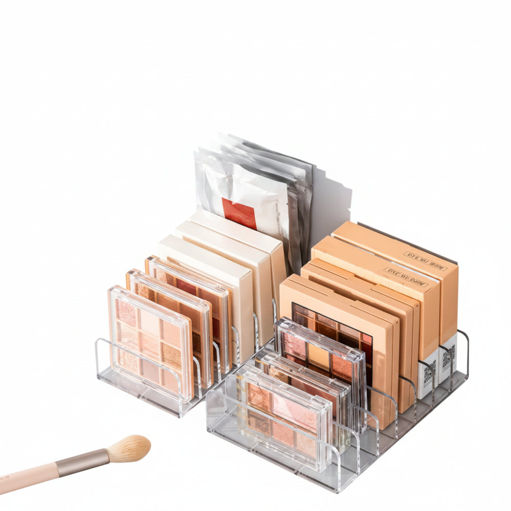 Clear 7 Compartment Makeup Organizer