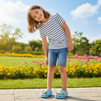 Summer Sandals, Girls, Kids, Baby Boys, Cartoon Sandals, Flat Heel, Soft Slippers, Garden Shoes