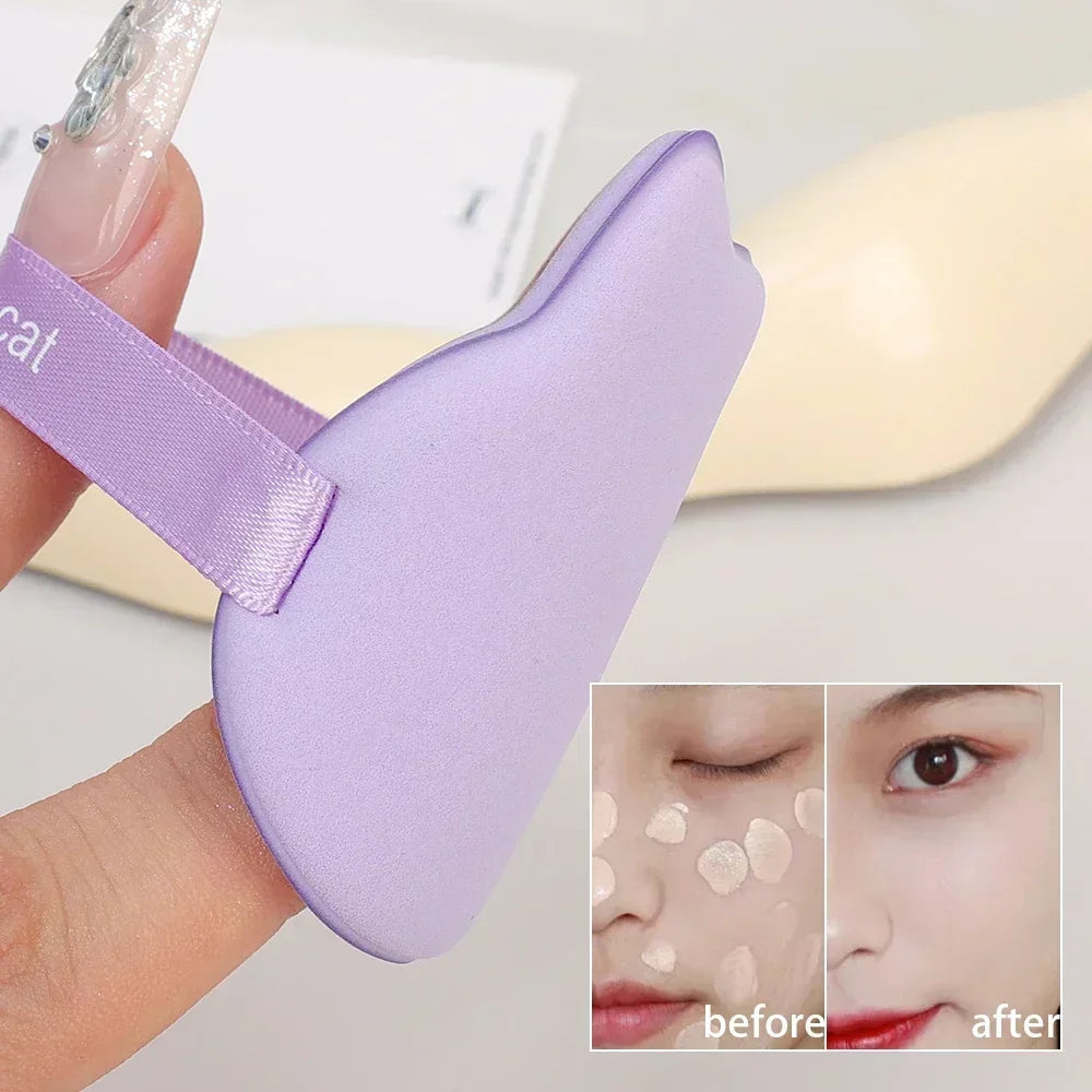 Cat Shaped Dual Use Makeup Puffs