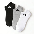 Three Pack Moisture Wicking Sports Socks